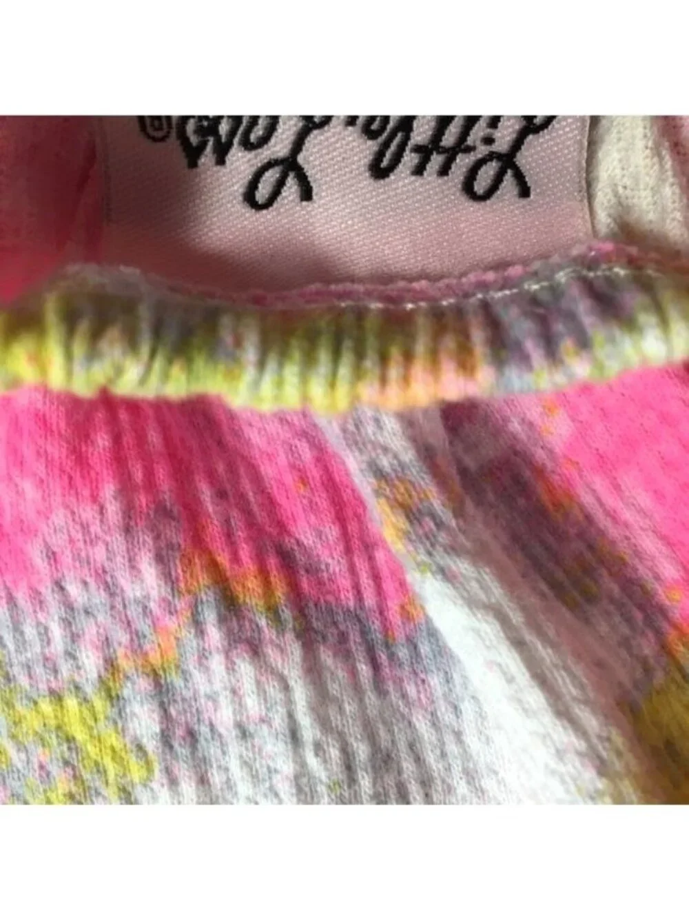 Little Lass Baby Short Set Multicolored Tye Dye Ruffles Floral Matching Headband